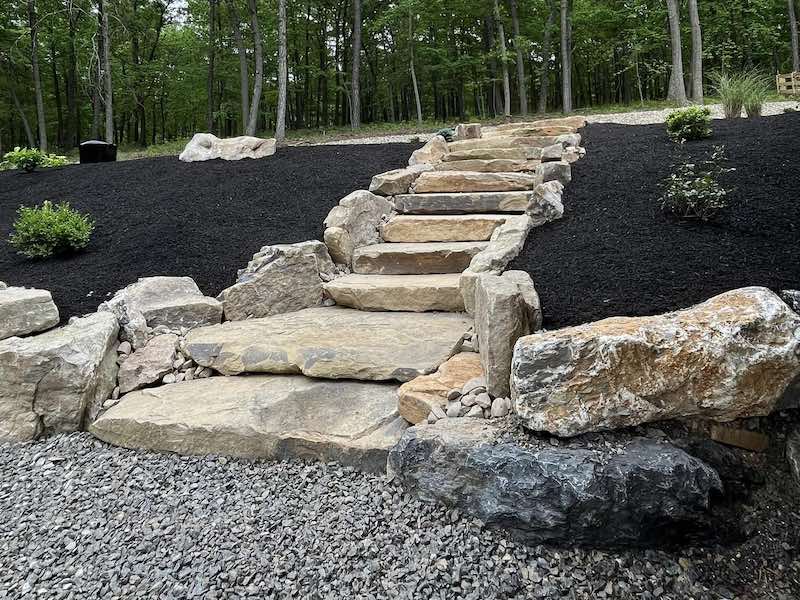 stairs Landscaper in Romney, WV | M.R. Landscapes